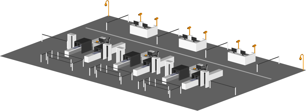 baggage inspection at airports
